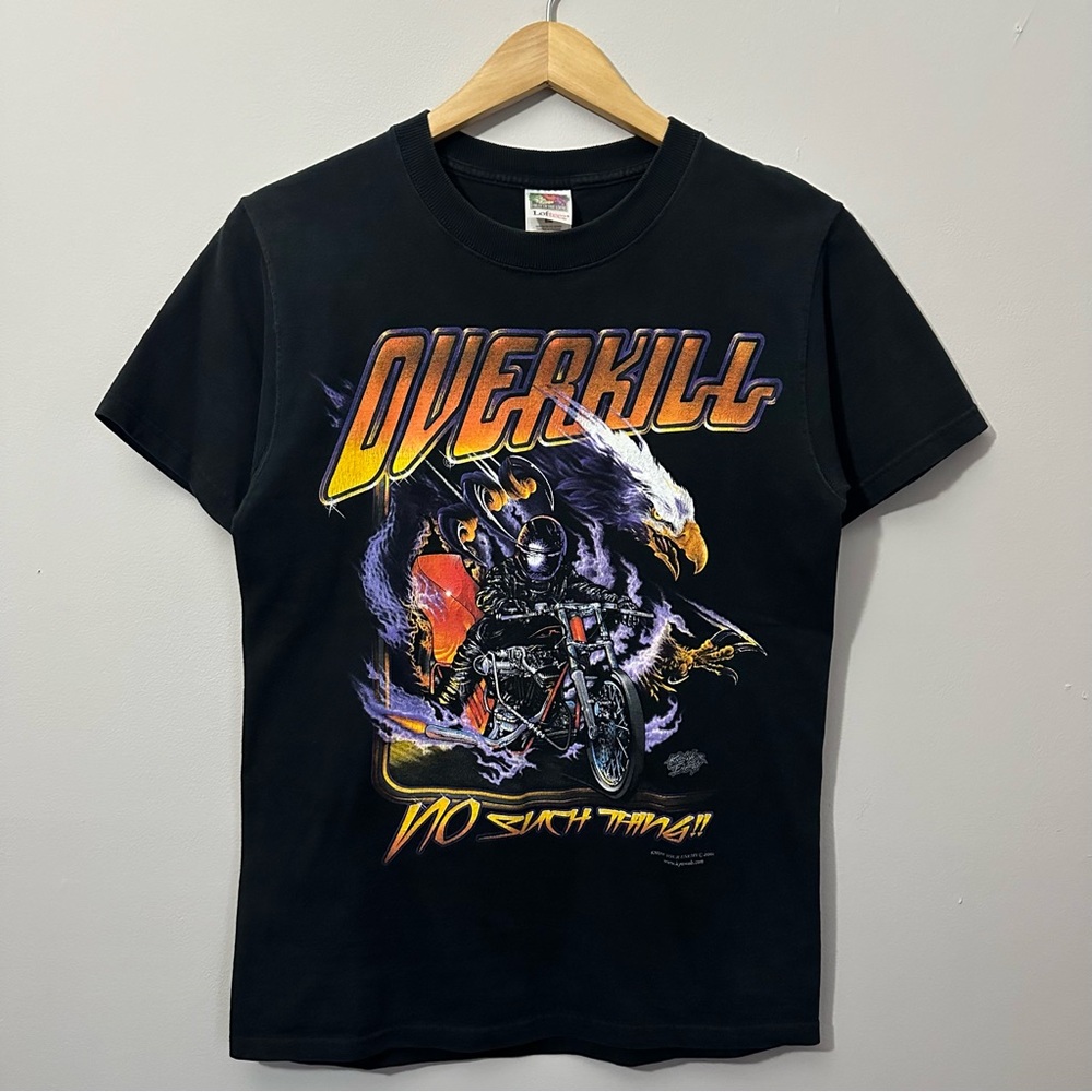 Vintage Overkill Motorcycle Know Your Enemy T Shirt Adult Size Small